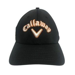 Callaway Hex Hot Golfing Hat Baseball Cap Style One Size Adjustable Black Orange